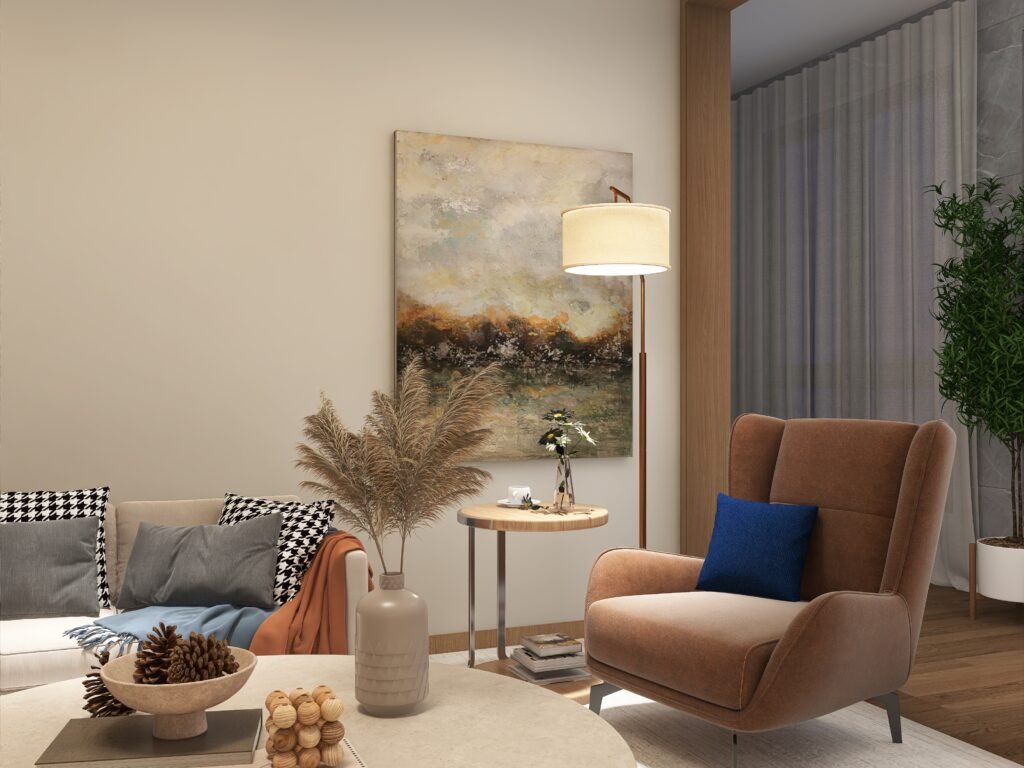 The Mechanics of a Cozy Home scandinavian house living and dining room 4